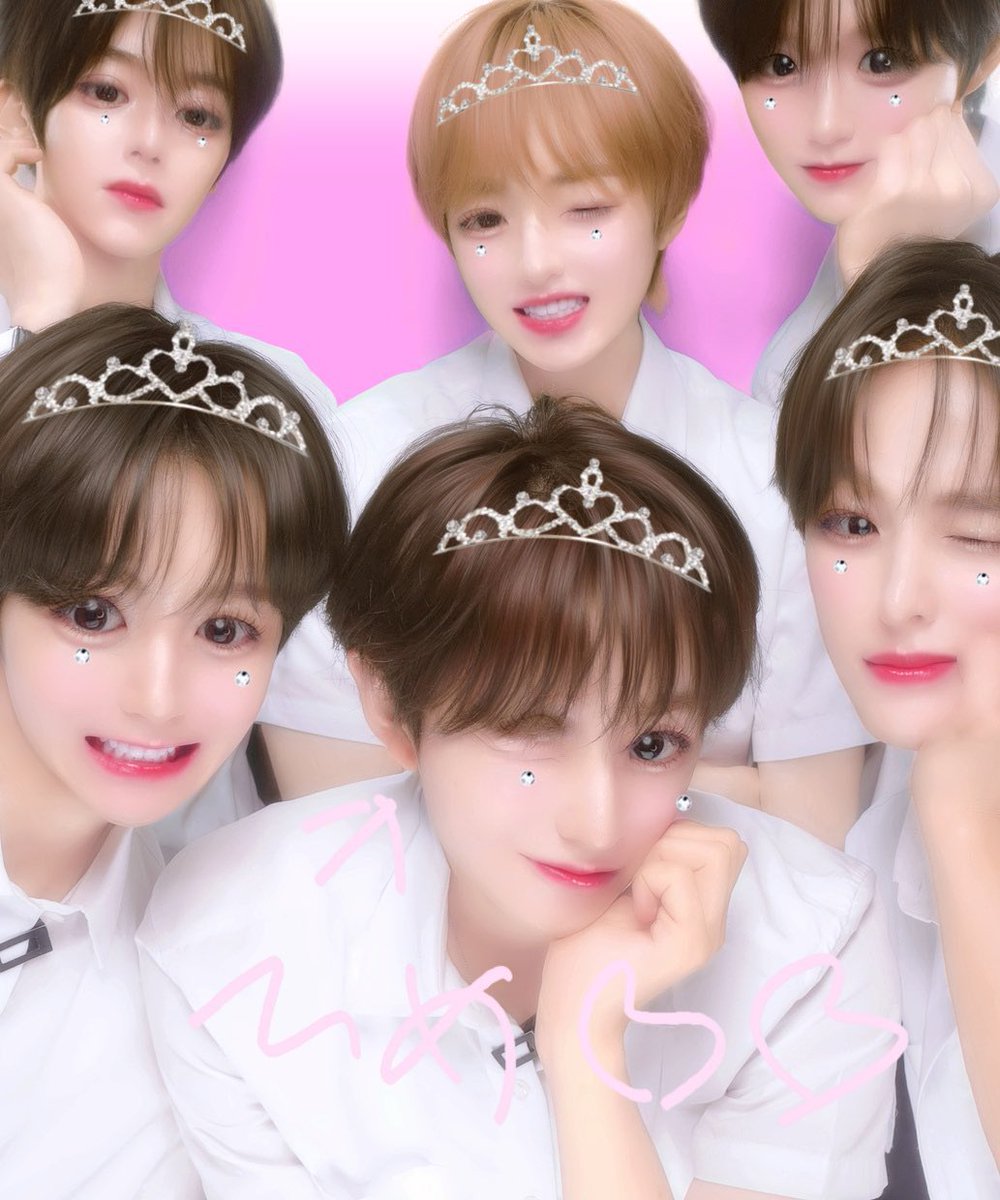 wishcyu's tweet photo. sion said the reason his face was kinda stiff or serious when taking purikura is bcs he got confused by the version of himself that he sees on screen 🥺😭🥺😭 so cute https://t.co/sSrJQHVGER