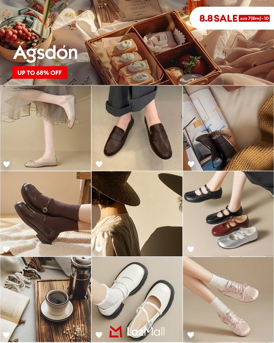LazadaPH's tweet photo. What our 8.8 camera roll looks like! 👀❤️

Catch Agsdon and other global deals, with up to ₱2,000 off voucher this #Lazada88! Add to cart now! 

#LazadaPH