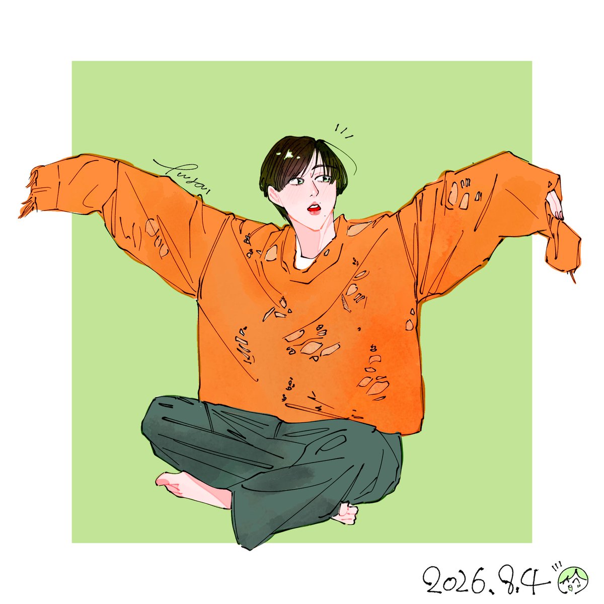 fu05001's tweet photo. このあべちゃん可愛くて好きです☺️

#SnowManイラスト 
#阿部亮平 https://t.co/dtzzvHekW9