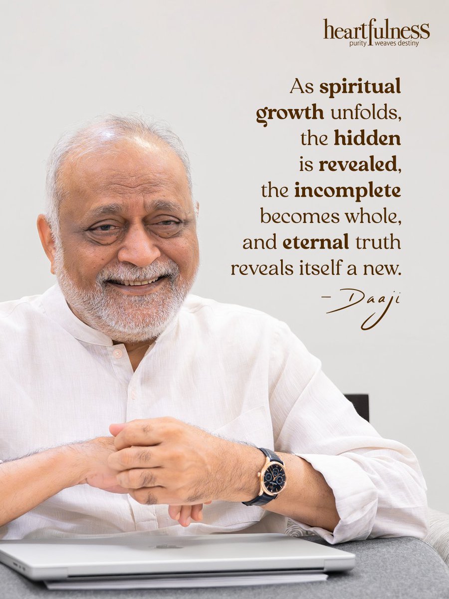 kamleshdaaji's tweet photo. Everyone's meditation experience is unique. Yet, there is one thing common to all, it reveals something from within. As we continue to meditate, the question 'Who am I?' gradually dissolves, and we begin to experience an expansion of consciousness.

#Heartfulness #Meditation https://t.co/ISZUSYeKer