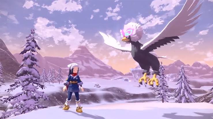 rotciVArt's tweet photo. Legends Arceus é um jogo safado pq as vezes ele parece feio e as vezes é o jogo mais bonito da franquia Pokémon https://t.co/UBb9xbvdo1