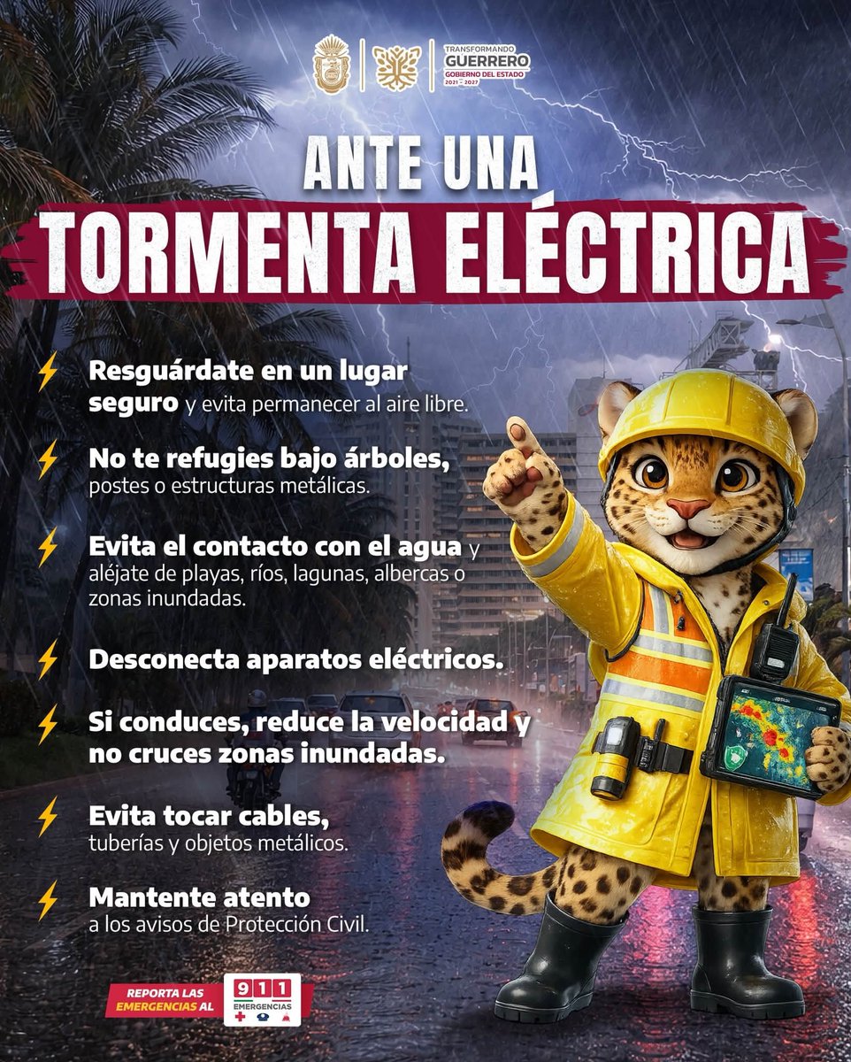 balderasmanuel's tweet photo. Extreme precauciones ante #tormenta eléctrica en #Acapulco https://t.co/L2AECgnagW