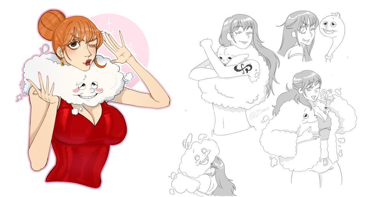 2Sansi's tweet photo. Nami y Zeus✨
#onepiecenami #ONEPIECE〜 #fanartㅤㅤㅤㅤ https://t.co/NeZw7YXxBT
