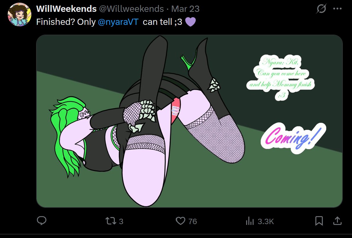 Willweekends's tweet photo. @Szycrotic That not what you said in March :3💜 https://t.co/Hf2msLNMtz