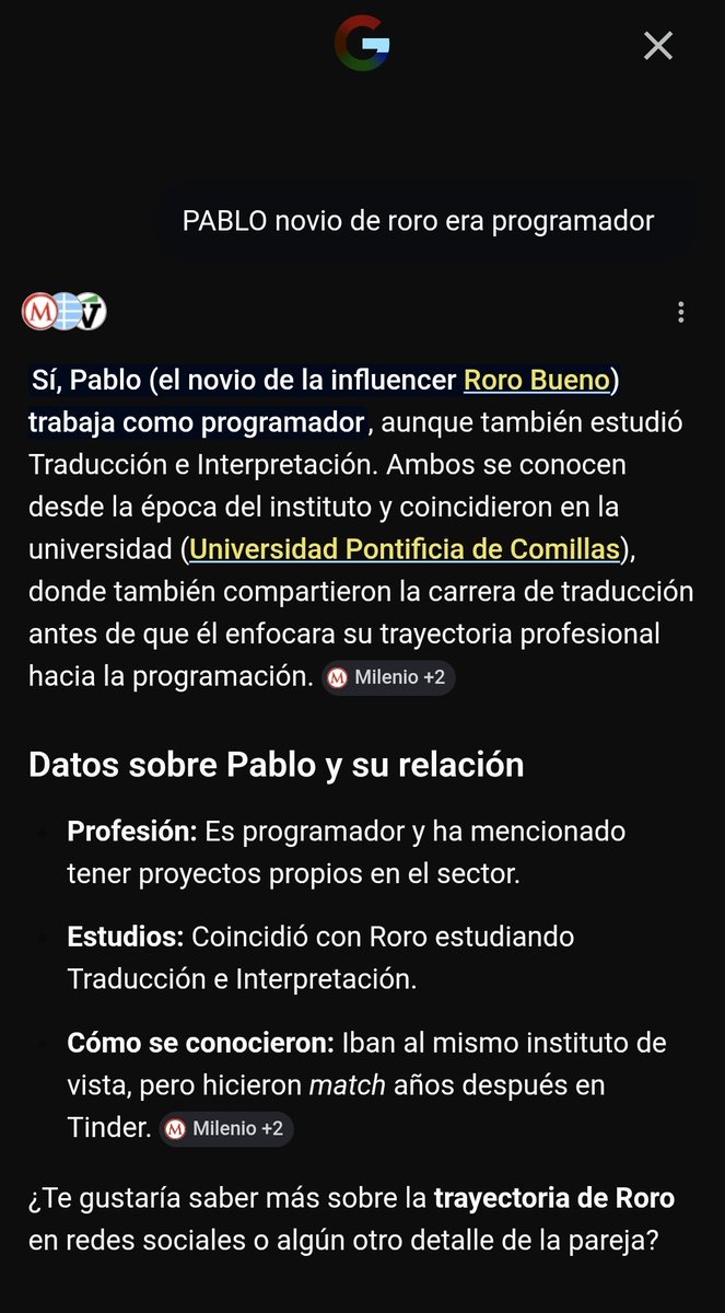 Valkyrie0516's tweet photo. @SophiAnime Yo supe de la misma manera que muchos: "redes sociales" pero buscando mas a fondo no existe indicios, aunque en el google te dice que si trabajó como programador. 🤷🏻‍♂️ https://t.co/37oEB9HF40