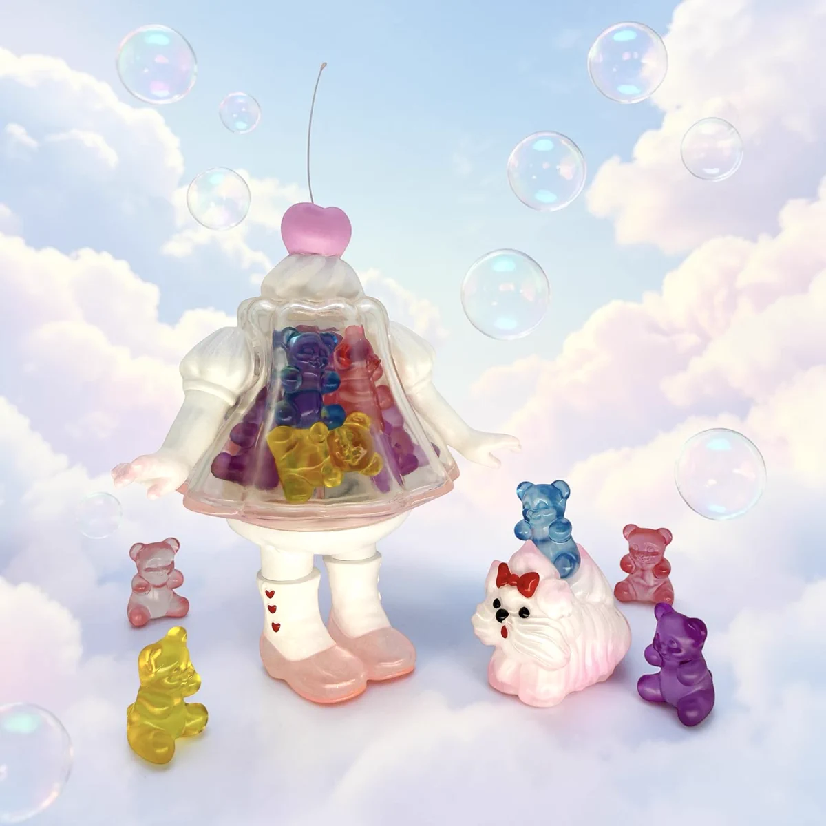 本田みずほMEDICOM TOY TOKYO限定　グミベアゼリーちゃん＆ホイップ 本田みずほMEDICOM TOY TOKYO限定 グミベアゼリーちゃん＆ホイップ
