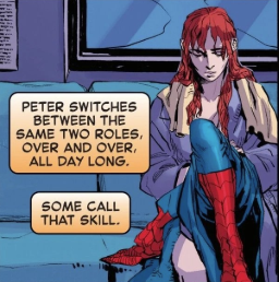 harleyskooky's tweet photo. one of the most feminist reads on mj while simultaneously being the most subtle https://t.co/baFk6y8bjP