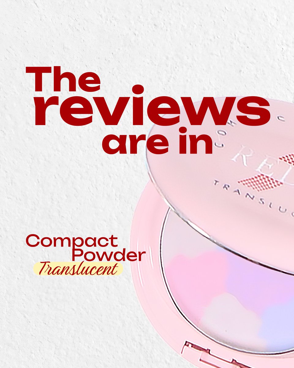 myRed_A's tweet photo. kayak Red-A Compact Powder Translucent nih 🥹✨

💗 transparan, masuk di semua skin tone
💗 bikin complexion lebih fresh tanpa abu-abu
💗 ringan, gampang nge-blend, kasih efek soft blur yang natural
tipe produk yang pas dicoba langsung bikin, "oh... pantes banyak yang suka." 👀 https://t.co/UcTbTcov7r