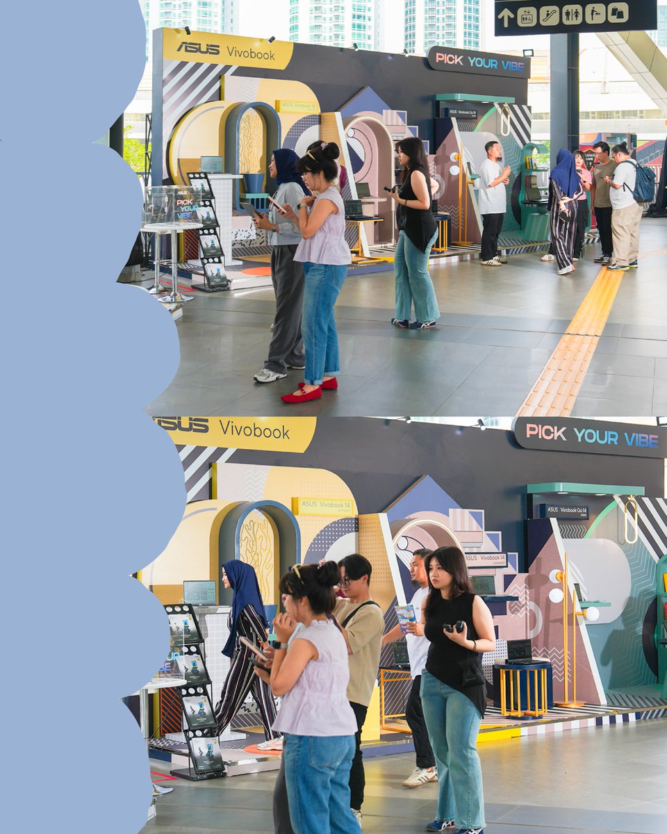 ASUS_Indonesia's tweet photo. Pick Your Vibe. Pick Your Challenge 💙💛🩷💚 Mampir ke ASUS Pick Your Vibe Booth di JPM Dukuh Atas! Temukan laptop sesuai vibe-mu, ikuti 3 challenge seru, dan menangkan Vivobook serta hadiah total puluhan juta rupiah! #ASUSID #ASUSPickYourVibe #VivobookMulticolor https://t.co/B6OvAzPci8