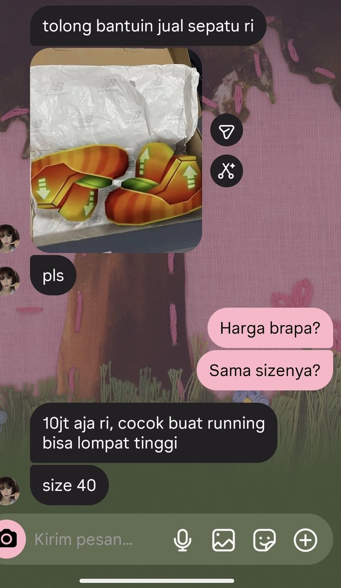 Arihaitham's tweet photo. Edisi bantu ooommff. Dijual sepatu gajelas 

Ukuran size 40
Jual murah n cepet 15 juta aja https://t.co/IY3HYm54rU
