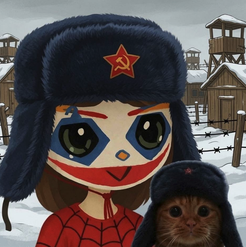 Sovicatsol's tweet photo. Everyone will put on the hat https://t.co/1S6618qV2z