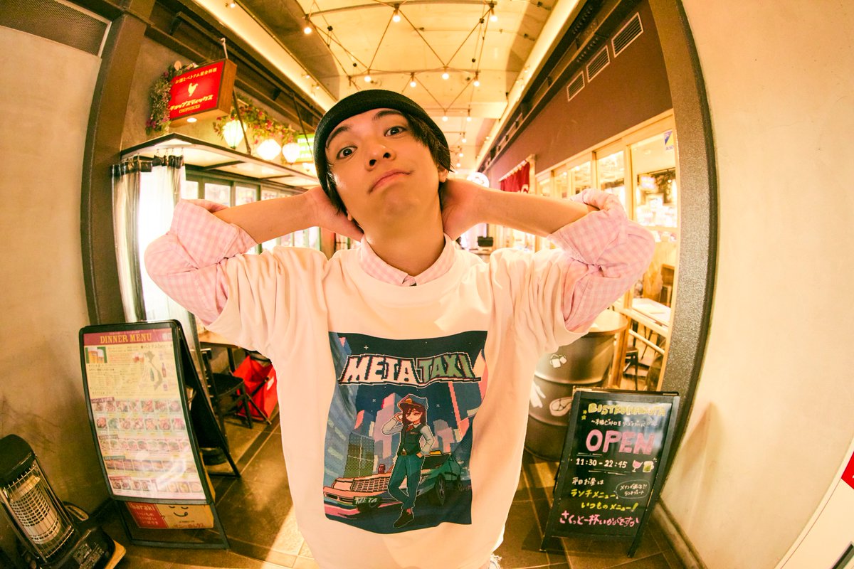 METATAXI_jp's tweet photo. ／
META TAXIアパレル
ズズの未公開ショットを公開👀
＼

クリエイターAPO+描きおろしTシャツは
オンラインストアで販売中◎
Mサイズは残り3点です💨

https://t.co/BFQvny3KX8

モデル：ズズ ( @zetyou2 )
#METATAXI #メタタクシー https://t.co/gYieQ68e5w