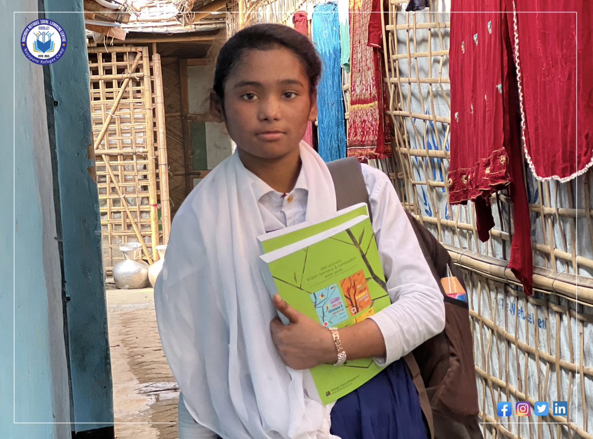 rrilc2015's tweet photo. When Rubi first joined our learning centre in January 2025, she was shy and lacked confidence. Like many Rohingya refugee children, she had faced loss, hardship, and limited access to education. 

https://t.co/mMIR3aScwe https://t.co/5KlBaDqPiD
