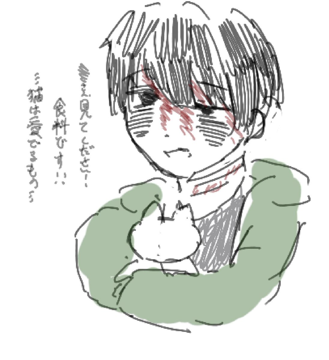 don_star_don's tweet photo. 鯖にあげたやつの色塗り+トダくんの顔修正

#ドムドムチーチー https://t.co/SETC4aAJyz