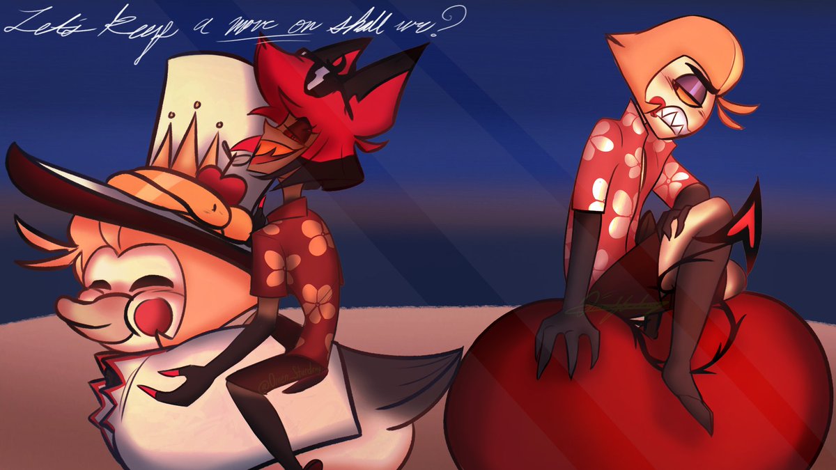 Omen_Stardray's tweet photo. 👀☀️Summer is near ⛱️🌊
#RadioApple #AppleRadio #HazbinHotel #Alastor #luciferhazbinhotel #MurderApple #alastorxlucifer #luciferxalastor #lucifer https://t.co/QSgnSgZa9D
