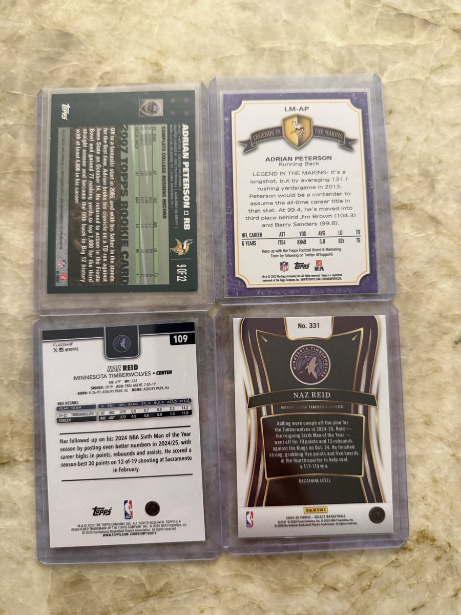 n8dagrape's tweet photo. @IPulseOfTheCity @CardPurchaser $6 PWE  (1) AP Rookie https://t.co/bgNNBVPh85