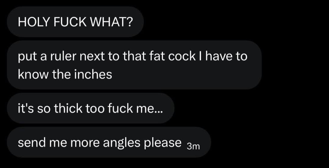 JOXI1_1's tweet photo. just a teen with a fat fucking cock :p
#nsfwtwt #hung #bwc
#bigdick #reaction #horny #bwc #bbc #bigcock #dm #dickrate #nsfwtwtًً #sext
#nsfw #horny #hung #nudes #monstercoc #horse https://t.co/scLZEwlgRE