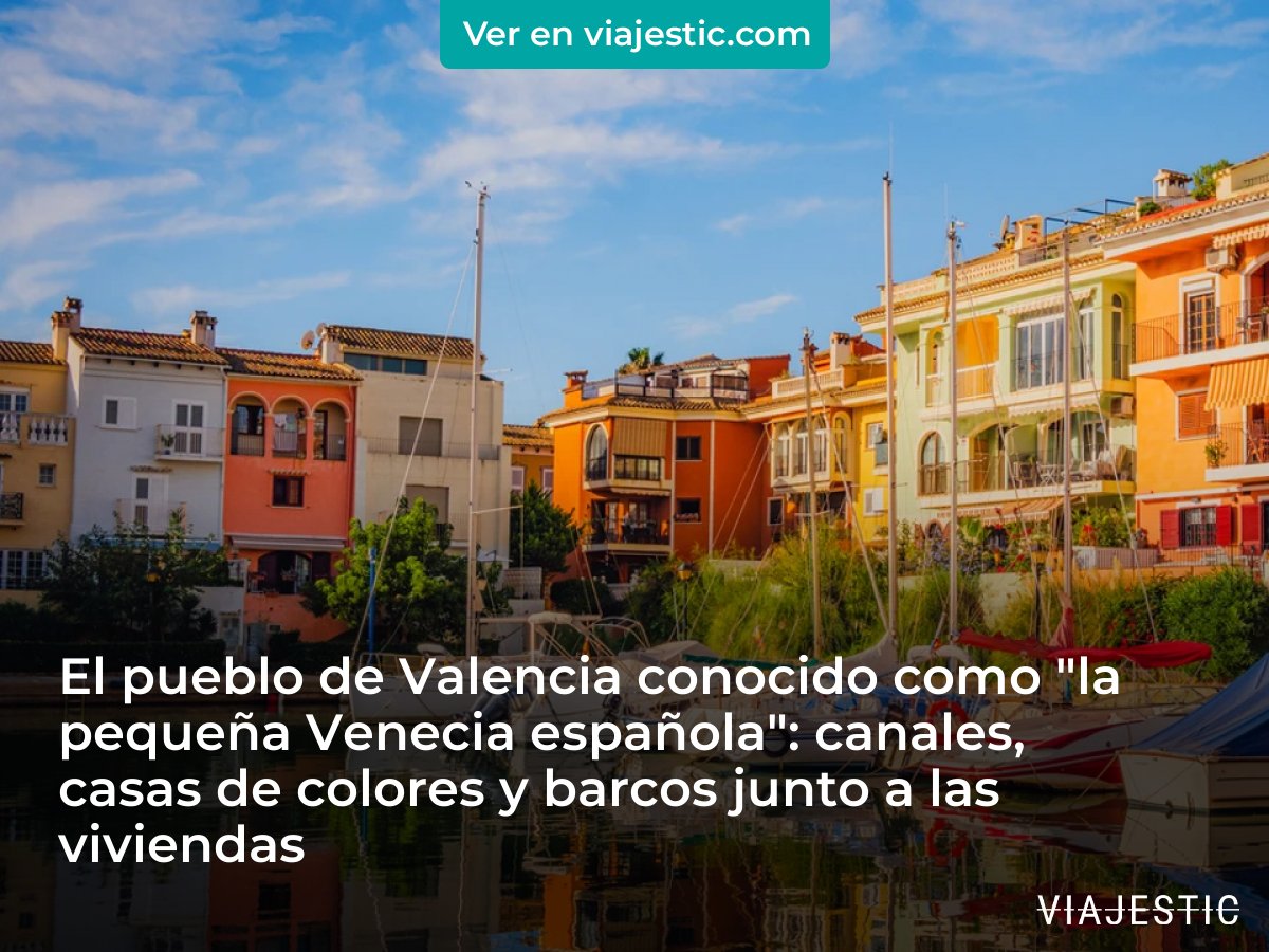 viajestic's tweet photo. A solo unos minutos de la ciudad de Valencia se encuentra Port Saplaya, un rincón costero conocido como la "Venecia española". 
 
#Viajestic https://t.co/YbIw8NWbZx