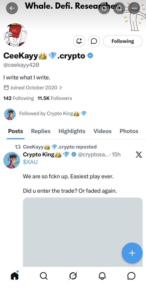 Charlesxbnb's tweet photo. @cryptosanthoshK @ceekayy420 Followed &amp; Reposted ✅ https://t.co/XFw2xAL9fn