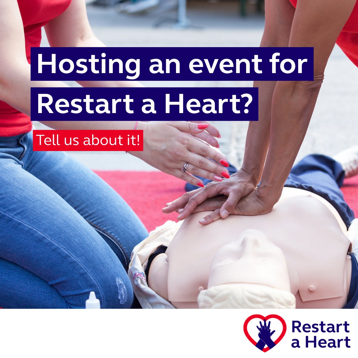 ResusCouncilUK's tweet photo. Are you celebrating Restart a Heart this October by running a CPR training event in your community? We’d love to hear about it.

Let us know the details and we’ll advertise your event on our website.

Share your events details here 👉 https://t.co/hHBl72d5tX https://t.co/MLsAn26QP2