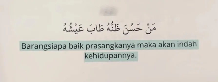 chocomoroll's tweet photo. Barangsiapa baik prasangkanya maka akan indah kehidupannya🤍🥺 https://t.co/uHqB507yWu