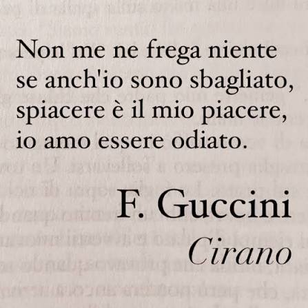 paoloroversi's tweet photo. Fra le tante che ha scritto la mia preferita era Cirano,
"Per sempre tuo, per sempre tuo, per sempre tuo Cirano"
Addio, ci mancherai #francescoguccini https://t.co/Qp35TUegjR