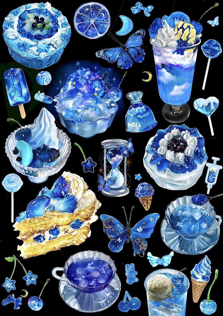 0_skyblue's tweet photo. ようこそ、宙スイーツ専門店へ https://t.co/s6L98O9LhX