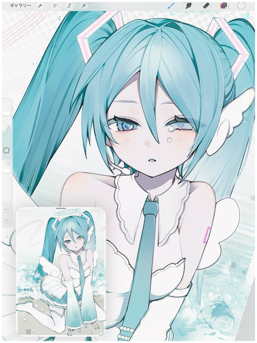sasi_sasi_222's tweet photo. #初音ミク 片目カメラアイが可愛い📸wip https://t.co/mYi2QUfKtW