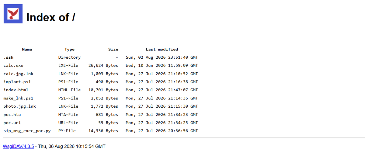 OpcodeIntel's tweet photo. http://87[.]58[.]199[.]8/

@skocherhan @malwrhunterteam @smica83 

#opendir https://t.co/pze4vUvjyk