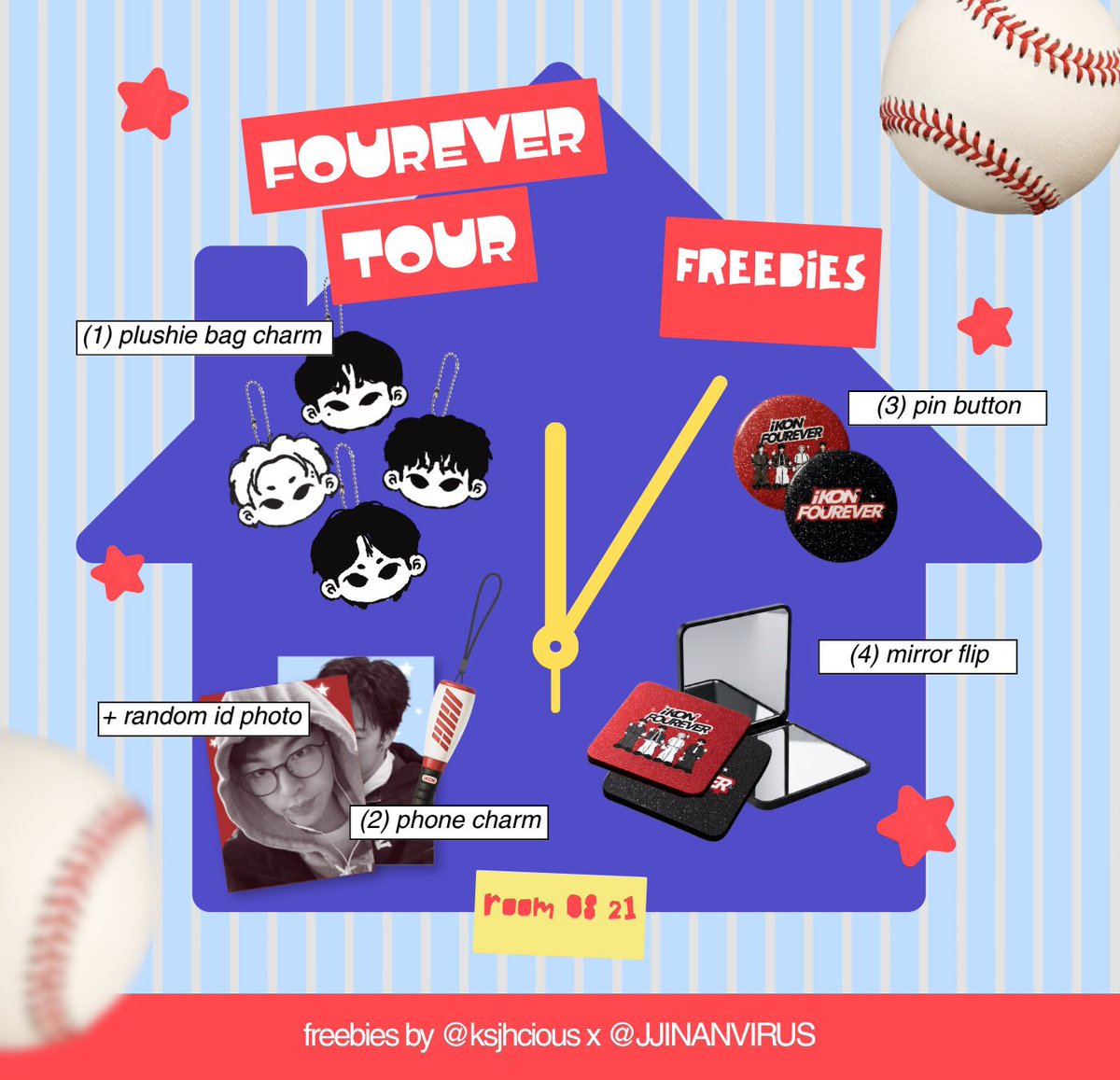 ksjhcious's tweet photo. ★ freebies iKON FOUREVER TOUR in Jakarta ★
by @ksjhcious x @JJINANVIRUS 

rt &amp; like are very appreciated! ⚾️

🗓️ 21 aug 2026
📍istora senayan
💫 limited qty

how to claim?
⤷ say "hi!👋🏻" to me!
⤷ please don’t sell or throw it away
⤷ let's be moots!  ૮  › ༝ ‹  ྀིა https://t.co/ZssCEBYQEm
