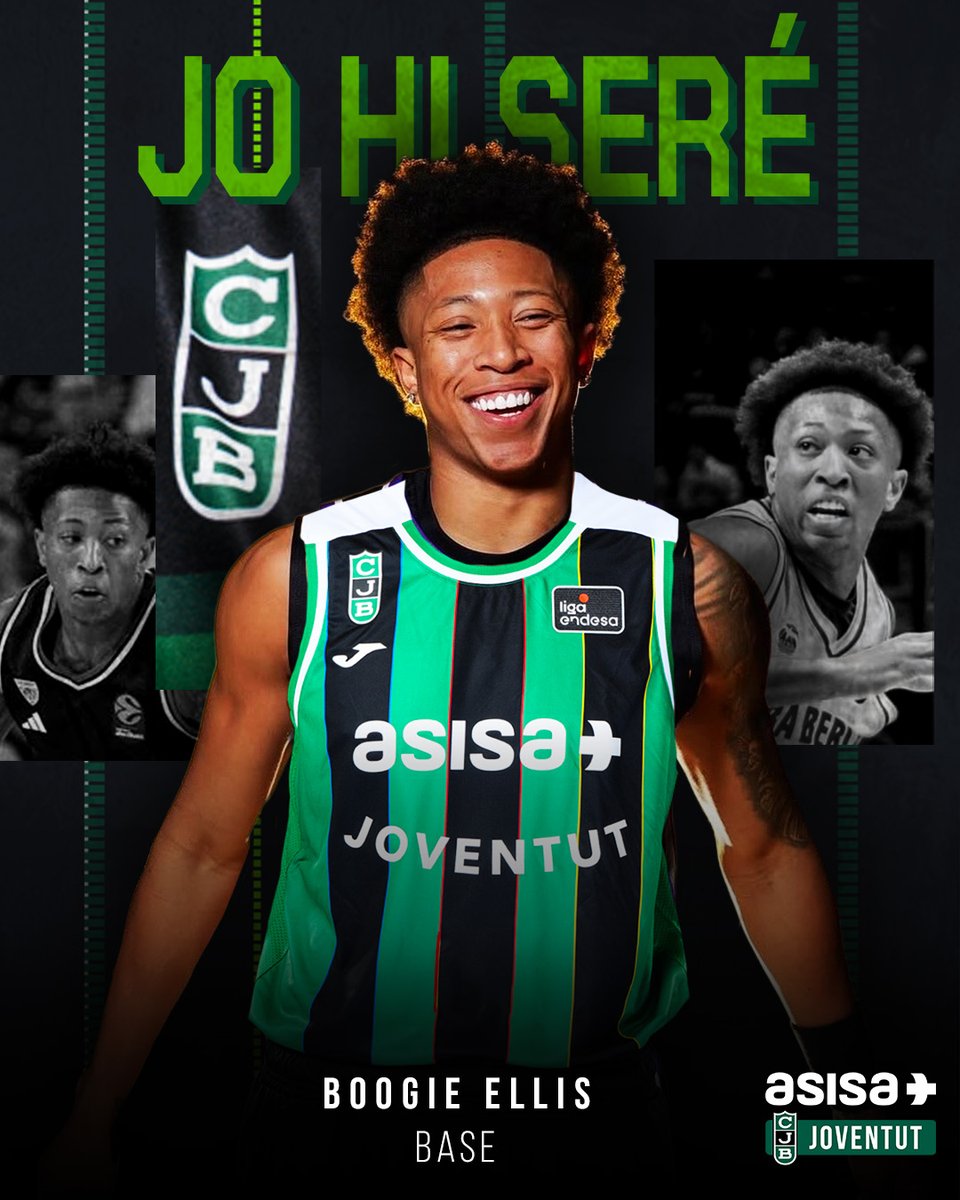 Penya1930's tweet photo. ⚡️ Boogie Ellis: desequilibri i anotació pel perímetre de l’ASISA Joventut

✍️ El base nord-americà signa amb la Penya fins al 30 de juny del 2027

📝 El comunicat: https://t.co/6FAof69ckv

#CityOfBadalona #ASISAJoventut #JoHiSeré https://t.co/yIANNzhHdD