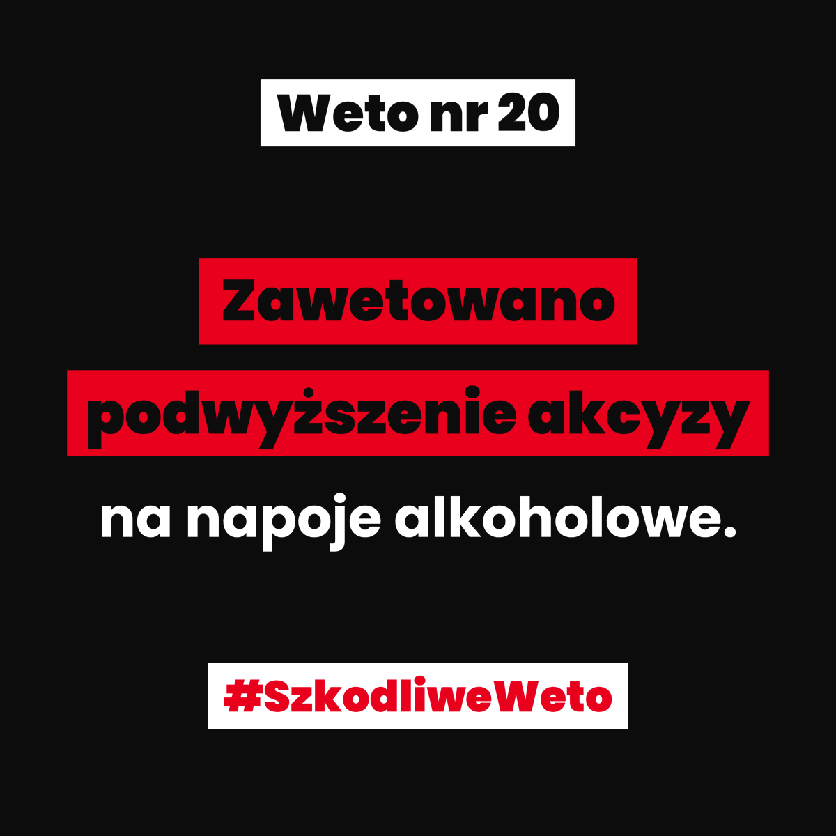 PremierRP's tweet photo. 🍺 Prezydent zawetował ustawę, która podwyższała akcyzę na napoje alkoholowe. Rozwiązanie miało ograniczać spożycie alkoholu oraz zwiększyć wpływy do budżetu państwa.
 #SzkodliweWeto https://t.co/7gfdEZ0ggb