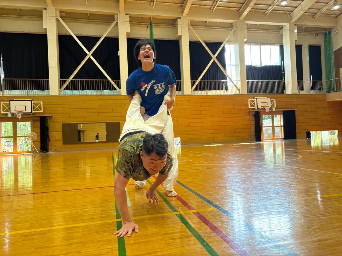 NichigeiKarate's tweet photo. 空手部2026年　夏合宿始動
#春から日芸
#剛柔流空手道部 https://t.co/MoCX17Cjew