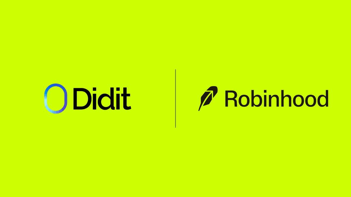 albertorosasg's tweet photo. Robinhood Ventures Fund II has invested in Didit.

The fund lists on the NYSE as $RVII on August 13 with about 80 startups, most from @ycombinator. Anyone with a brokerage account can own a piece of them.

Including a small piece of Didit.

Read more: https://t.co/jU2EqkfdQB https://t.co/BIIGVGLYyN