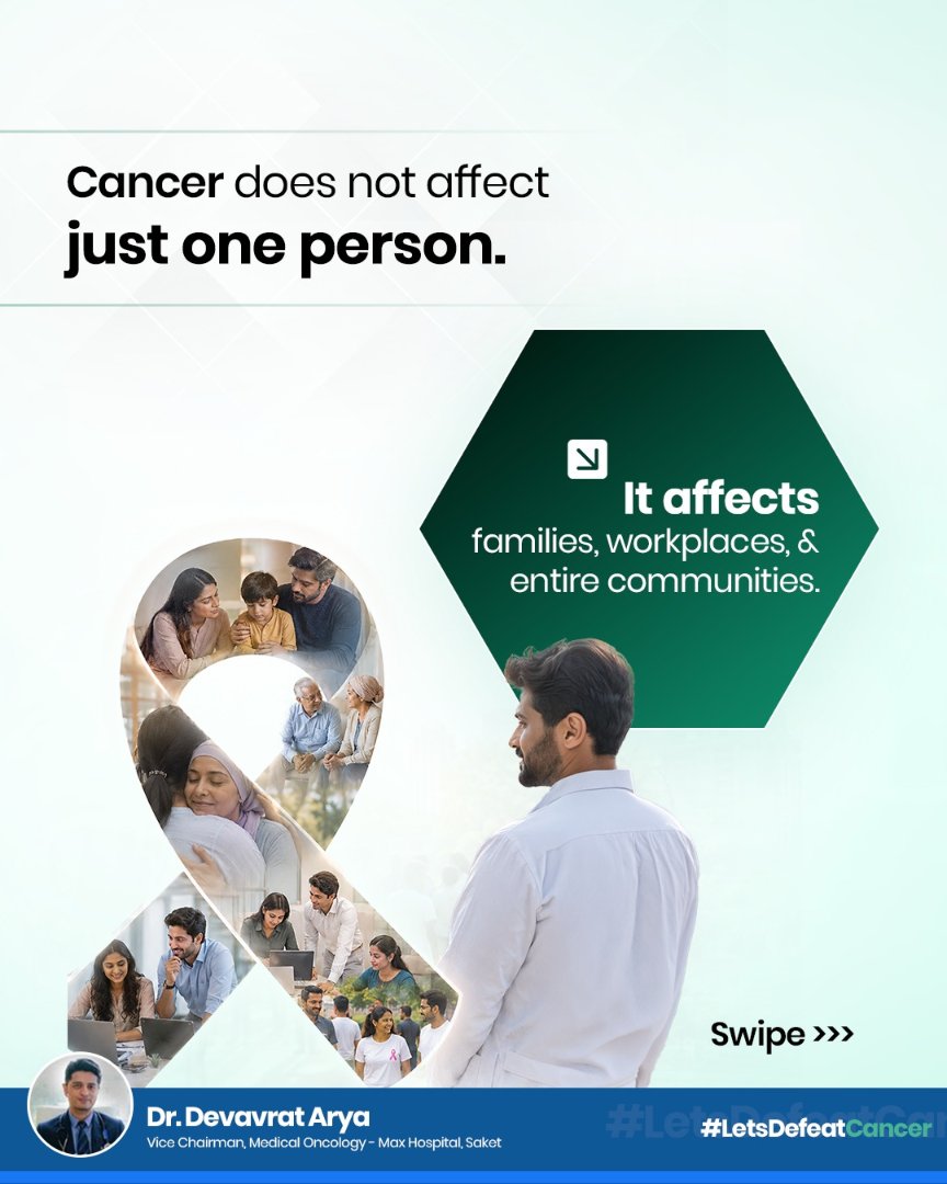 devavrat_arya's tweet photo. Cancer prevention is a public health responsibility. Awareness, vaccination, tobacco control, and early screening can reduce the burden of cancer across communities. 

#PopulationHealth #CancerPrevention https://t.co/VtQXZ6CHHX