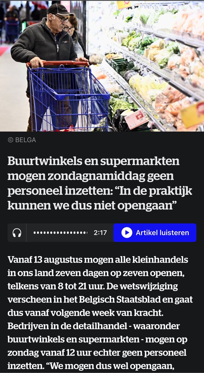 PeterDeKeyzer's tweet photo. Dus een supermarkt mag op zondagnamiddag geen personeel inzetten. Een restaurant, speeltuin of café wel.

Waarom moet de overheid bepalen wanneer en waar mensen mogen werken?

Geef werkgevers en werknemers zelf de vrijheid om te kiezen wanneer ze wel of niet willen werken. https://t.co/RuEjIwFd4V