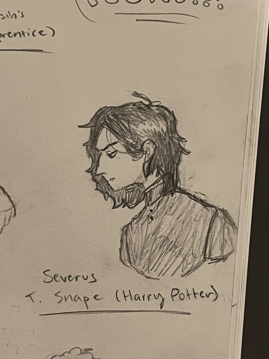 rainofuture's tweet photo. my severus snape drawing! https://t.co/mszOW3z9xT