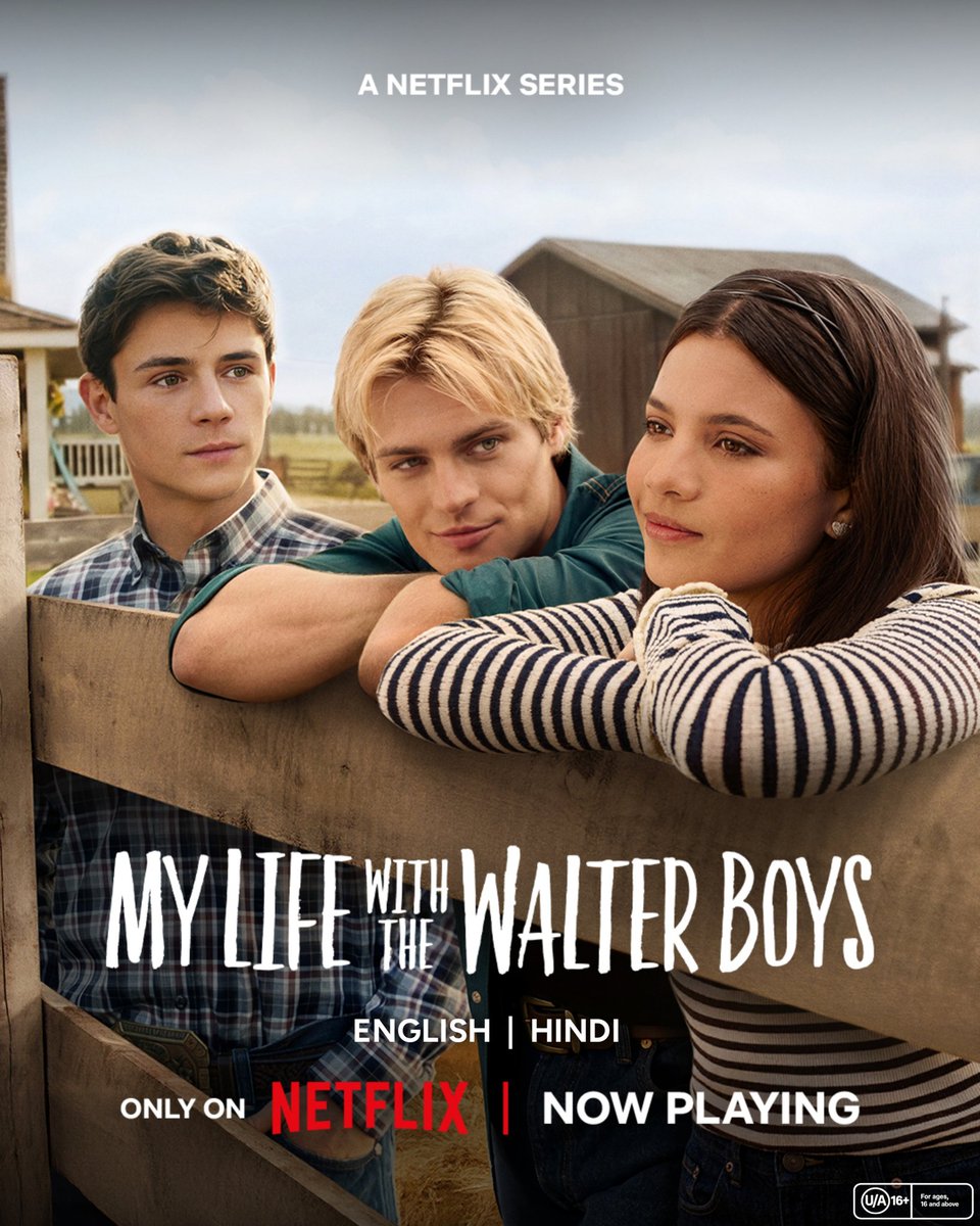 FlickMatic_'s tweet photo. 🎬 MY LIFE WITH THE WALTER BOYS – SEASON 3 [2026]
🎭 Coming-of-Age • Romance • Drama
⭐ IMDb: 7.0/10
📂 All 10 Episodes
🎧 Hindi • English
📺 Now Streaming on Netflix

#MyLifeWithTheWalterBoys #NetflixOriginal #StreamingAlert https://t.co/OvkLbRqvw2