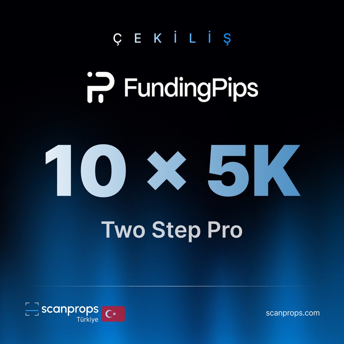 scanpropstr's tweet photo. 🏆 ÇEKİLİŞ | @fundingpips 

10 x 5K Two Step Pro.

Kazananlar yarın bu hesaptan duyurulacak.

Katılım şartları ve detaylar 👇 https://t.co/fdwqLQTVFM