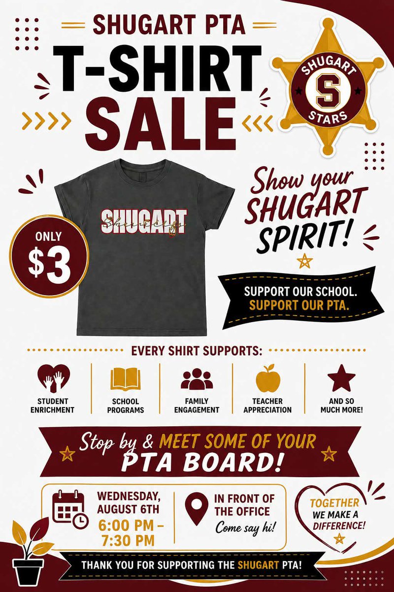 ShugartPTA's tweet photo. https://t.co/OVgExj7Syc

@Shugart_Sheriff 

@councilptagisd @gisdengagement https://t.co/Yh9IPBkdwS