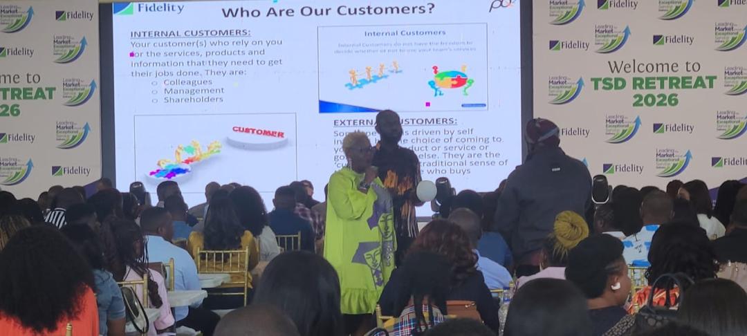 pb2_gc's tweet photo. We had the privilege of facilitating a session at the TSD Retreat for Fidelity Bank, where we delivered a presentation on "Leading the Market Through Exceptional Service Delivery."
The session brought together over 1,000 staff members from Fidelity Bank branches across Nigeria, https://t.co/P2zcxroeY7