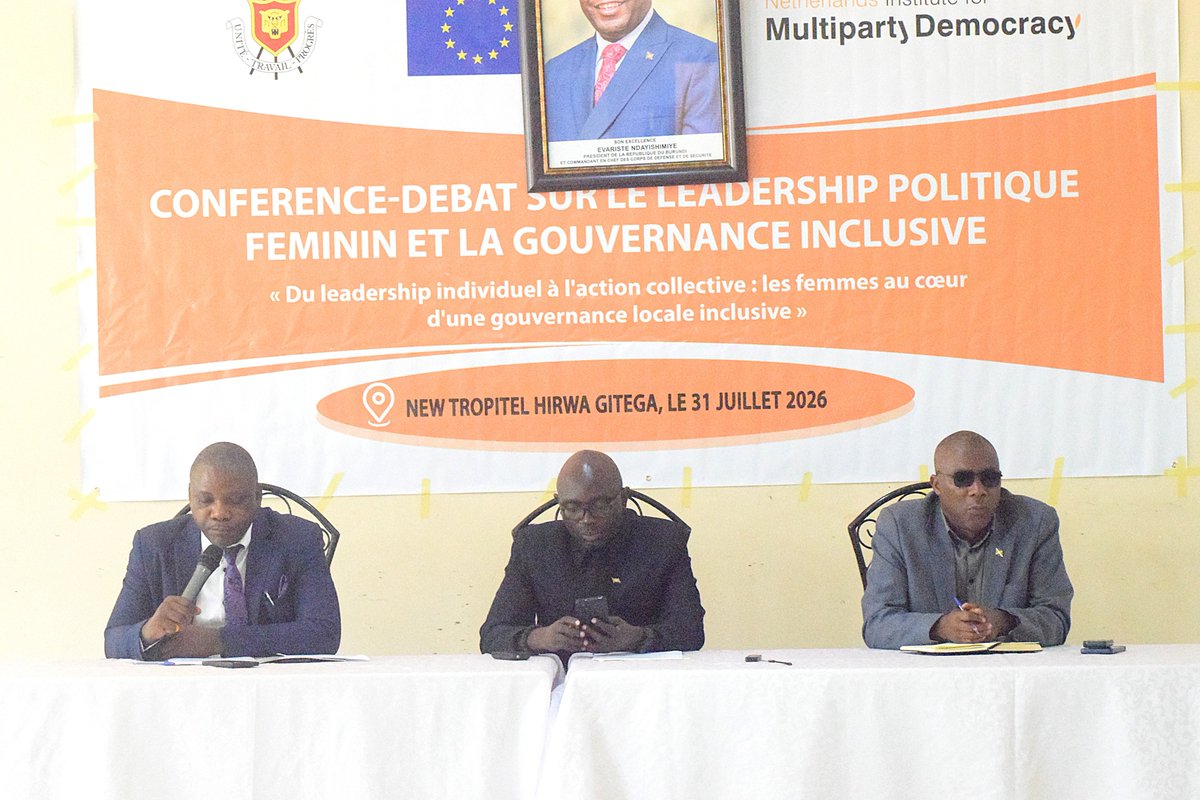 iwacuinfo's tweet photo. Le 31 juilet à #Gitega , l'ONG @WeAreNIMD  dans le cadre du projet ARPOG financée par l’Union Européenne mise sur le dialogue multipartite à travers un "débat-café"sur le leadership politique féminin et la gouvernance inclusive. Objectif : libérer la parole et connecter élues, partis politique et société civile au-delà des clivages pour une action collective forte. #ARPOG #Burundi.