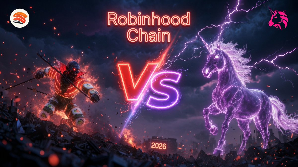 0xbykur's tweet photo. 1/7
In 2020 @SushiSwap pulled off a Vampire Attack and almost killed @Uniswap.

Six years later, history is repeating itself.
Only this time the battlefield is Robinhood Chain @RobinhoodApp.
And the prize is the entire memecoin meta of 2026.

Two platforms that are actually moving the market right now:
Sushi Launch and Uniswap https://t.co/UEJpLFdQO0.

Almost no one has fully realized what’s happening yet.