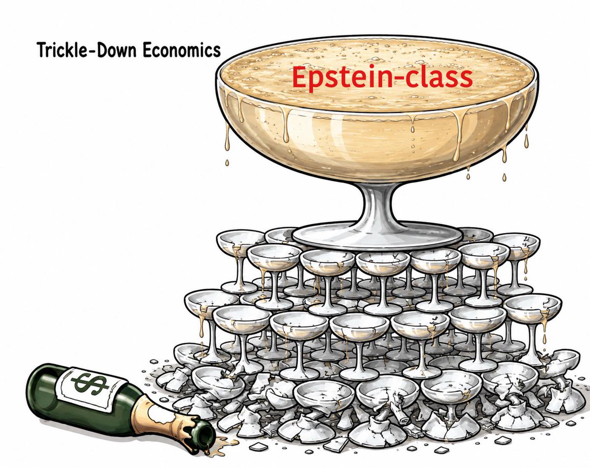 mmpadellan's tweet photo. Trickle down NEVER worked.

We are getting robbed in broad daylight. Why are we letting the Epstein class have it all?

Wake up, America. https://t.co/BlkITVv8pN