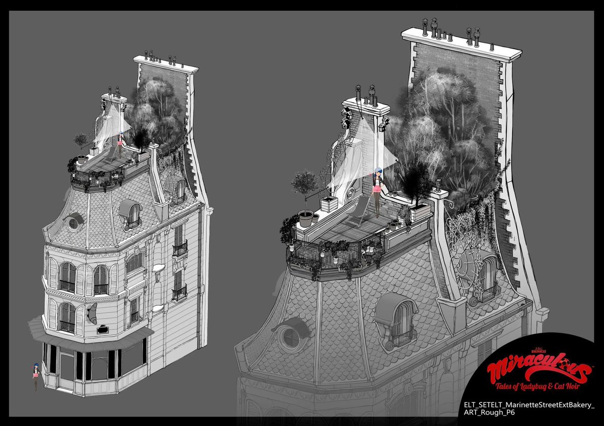 MiraclousSpace's tweet photo. ⚡️New concept arts of Marinette's balcony in Season 6

#MLBS6Spoilers #MiraculousSeason6 #mlbtwt #MiraculousLadybug https://t.co/VqkJIXeva5