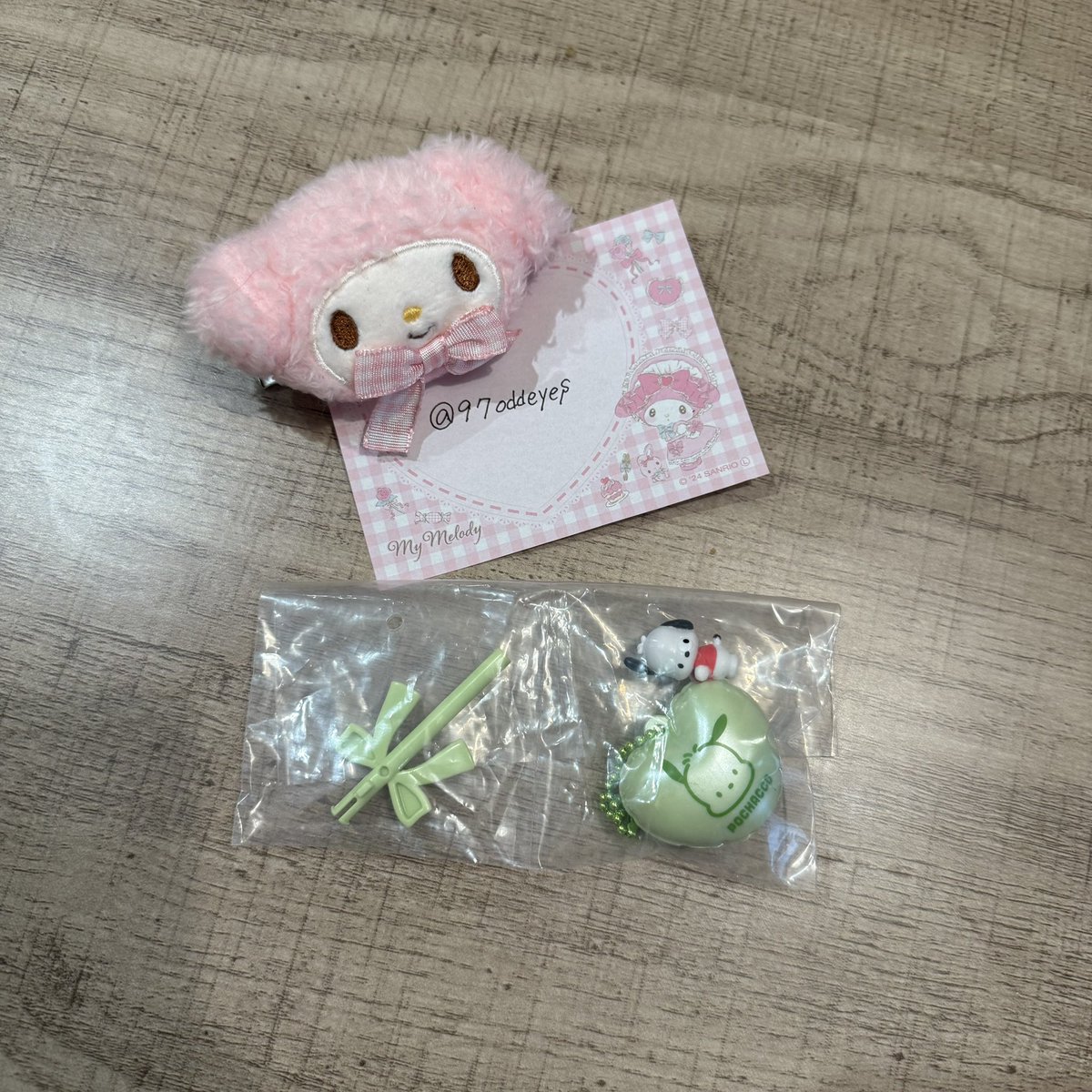 97oddeyes's tweet photo. 交換希望
サンリオ　バルーンポップチャーム

【譲】 ポチャッコ

【求】 マイメロ

郵送での交換希望です。
条件の合う方いらっしゃいましたら検索からもぜひお声掛けください☺️ https://t.co/imI0bxoYka