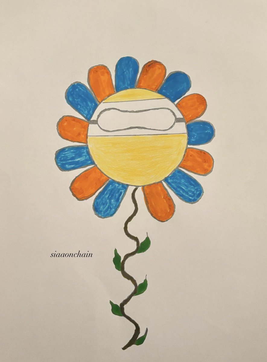 siaaonchain's tweet photo. hand made sunflower art for @get_optimum🌻♾️

i hope you guys like it 💗 https://t.co/WNpsZLfElY