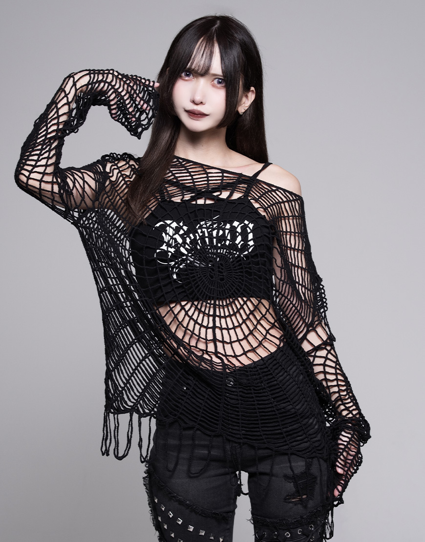 acrotokyo's tweet photo. 【NEW ARRIVAL】
REFLEM【レフレム】
キャミソール付きスパイダーメッシュニット/全2色
11,880円(税込)

▼商品ページはこちら▼
https://t.co/mp3kXHIthG https://t.co/AiMNPkse4p