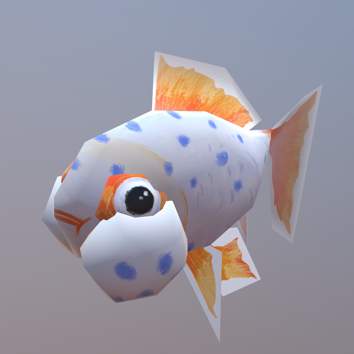 nemuina__zzZ's tweet photo. 水玉ローポリ金魚
まだ途中 https://t.co/cEZJgKkNvf
