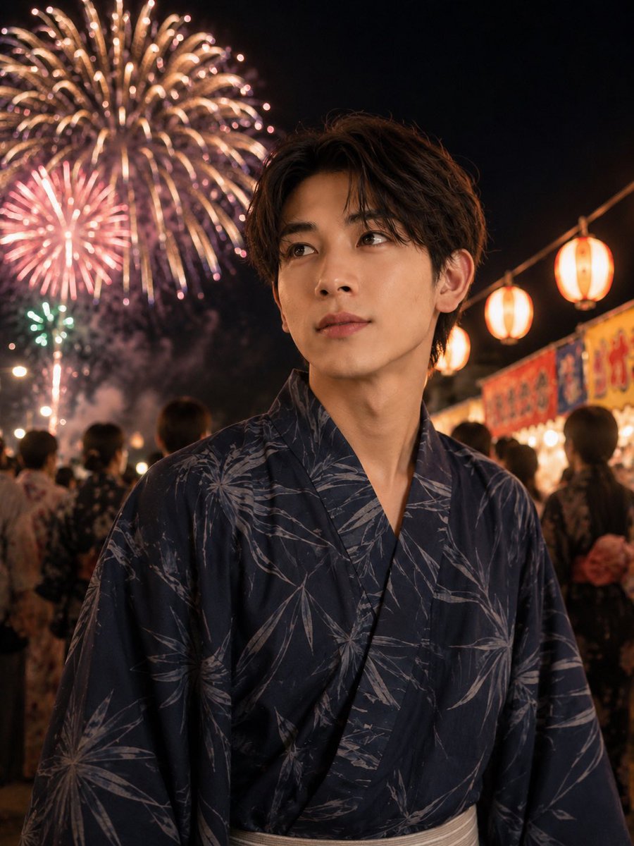 sk_kohei's tweet photo. 夏祭りに来た新藤くん https://t.co/Sn9WTYJzFm
